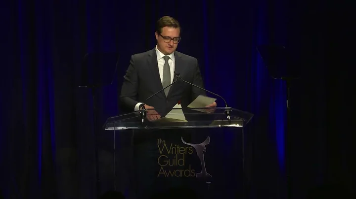 Chris Hayes presents the 2024 WGA Award for News Script - Analysis, Feature, or Commentary