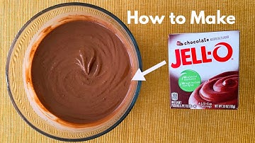 How To Make Jello Instant Pudding - 7 min Recipe Chocolate Pudding