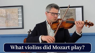 Tim Wright Fine Violins: What violins did Mozart play?
