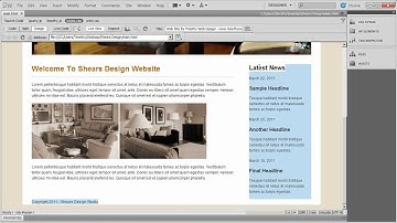15 - Introduction to Dreamweaver Tutorial (CS5)