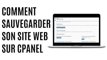 Comment sauvegarder son site web sur cPanel