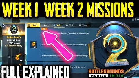 Bgmi C1S1 M2 Week 1 & Week 2 Royal pass missions Full Explained | M2 Royal pass | Tamil Today Gaming