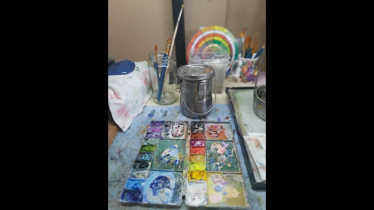 Oil painting Tips & Ideas Oil Palette Box YouTube