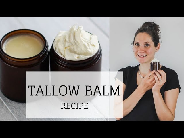 Tallow Balm Recipe, WHIPPED AND SOLID