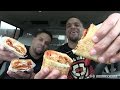 Eating Pizza Sandwich Pot Belly @hodgetwins