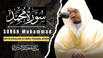 Uncontrollable Tears! | SURAH MUHAMMAD (47) | سورة محمد | Sheikh Yasser al-Dosari | #ياسر_الدوسري