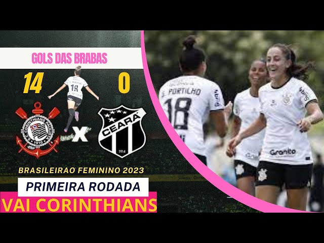 Corinthians faz 14 a 0 no Ceará em estreia do Brasileirão Feminino