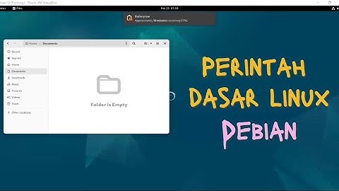 PERINTAH DASAR LINUX DEBIAN 12