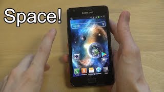 Amazing Space Live Wallpaper App Samsung Galaxy S2 Review! screenshot 2