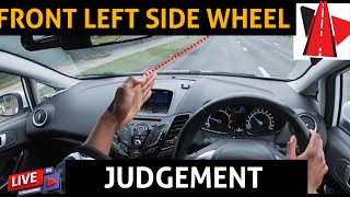 Left Side Judgement In Car !  Learn Car Driving