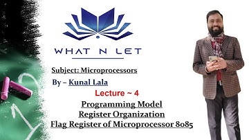 Programming Model / Register Organization / Flag Register of Microprocessor 8085