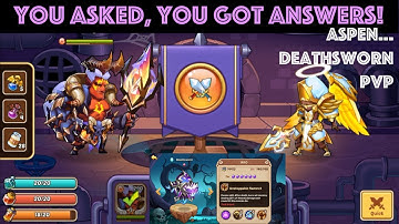 Idle Heroes Cthugha - Deathsworn, Aspen "Run" & PVP Scenarios