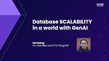 HTAP Summit 2023 | Keynote: Database Scalability in a World with Gen AI