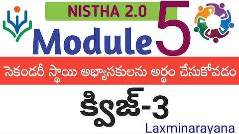NISHTHA 2.0 || Module - 5 || Quiz-3 || Understanding Secondary Stage Learners ||