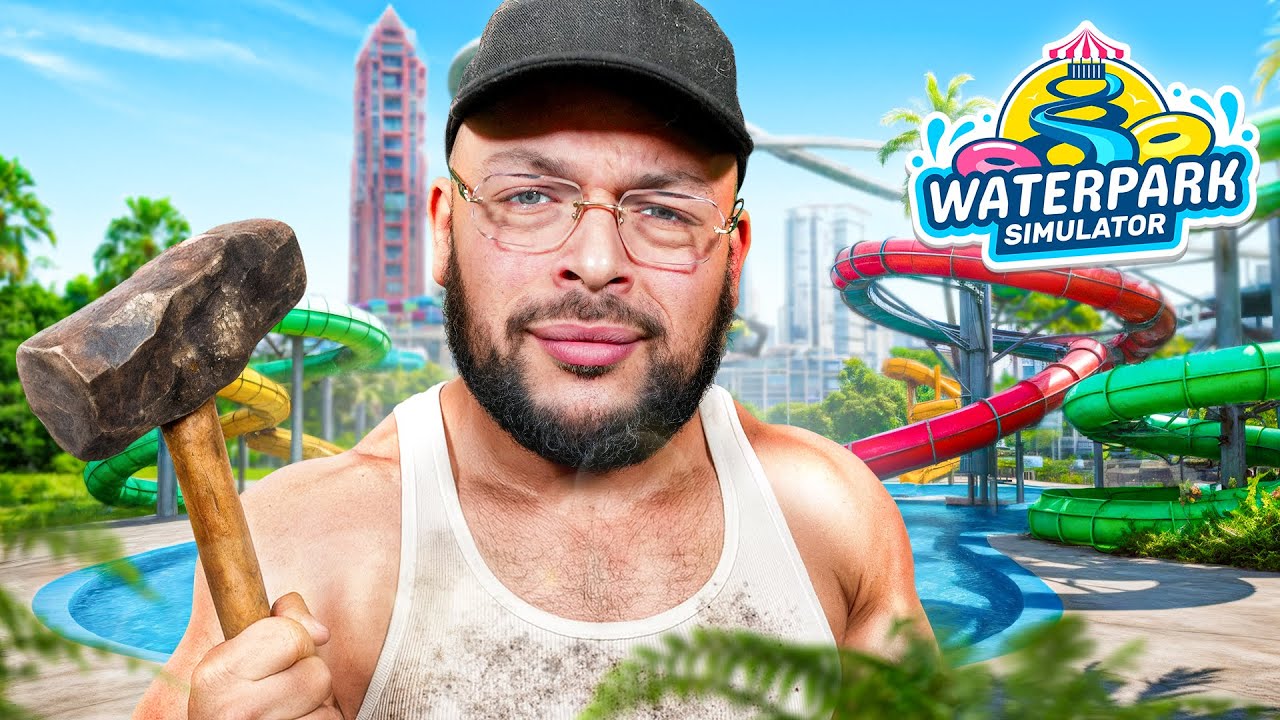 Ik Bouw Mijn Eigen Waterpark..💦 (Waterpark Simulator)