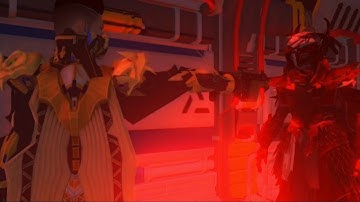 BloodRaven X Suit Vs Pharoah Carlo X Suit 3D Edit Intro In Android Prisma3D