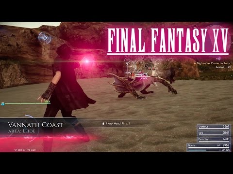 Official Death Spell Gameplay - Final Fantasy XV