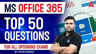 MS Office 365 | Top 50 Questions For All Upcoming Bank Exams | By Vivek Pandey screenshot 1