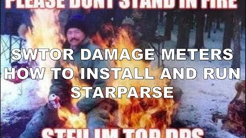SWTOR Damage Meters! (How to Install Starparse)