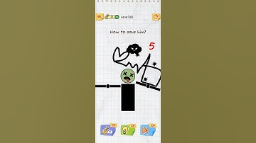 Draw 2 save 🤣! can I save him #puzzlegames #puzzle #shorts