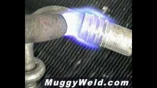 Aluminum Air Conditioning Line Torch Welding with Super Alloy 5 Aluminum Brazing Rod