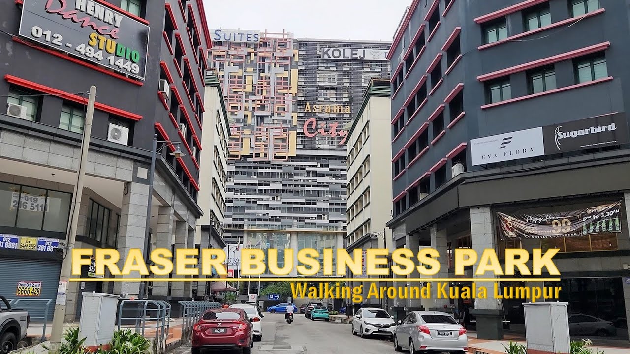 Walk around Fraser Business Park at Kuala Lumpur Malaysia in the ...