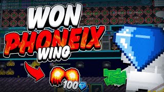 WON PHOENIX WINGS + 100 BGLS | Growtopia Reme Resimi