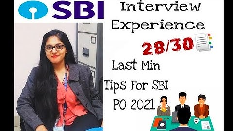 SBI PO Self Given Interview😎🤩Experience and Tips For SBI PO 2021🏆✨🥳💯