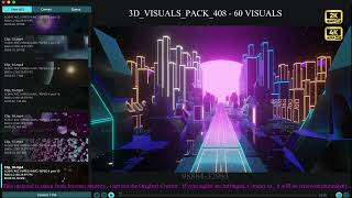 3D Visuals PACK 408  - 60 Visuals