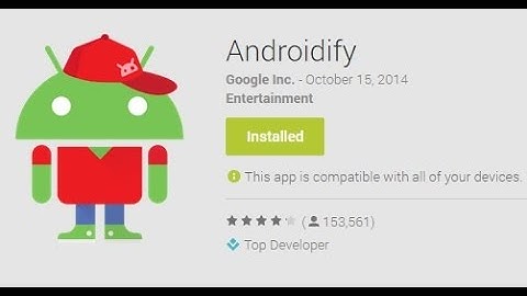 Latest Androidify App Preview