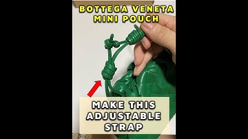 BV MINI POUCH | MAKE THE STRAP ADJUSTABLE | KAT L