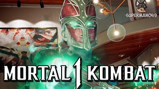 500 DAMAGE COMBO WITH SPARTAN ERMAC! - Mortal Kombat 1: "Ermac" Gameplay (Scorpion Kameo)