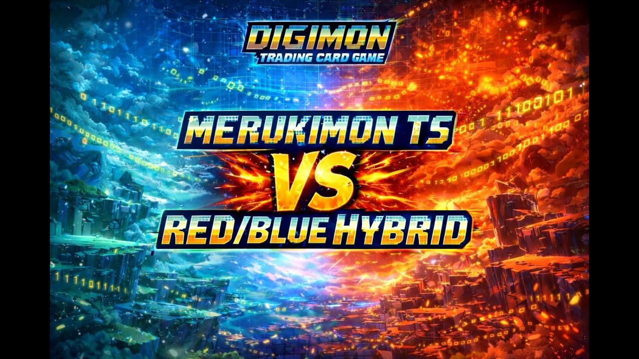 Digimon TCG Ex11/BT24 - Merukimon TS vs Red/Blue Hybrid