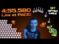 4:55.580 in a Live Speedrunning Competition