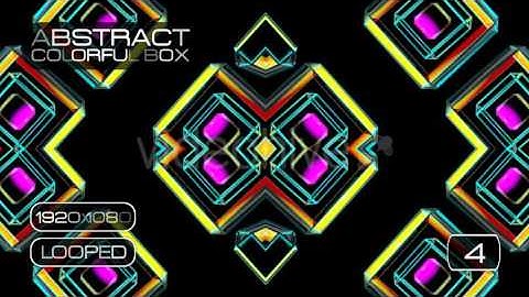 After Effects: Abstract Colorful Box VJ Pack by albertusluki - VideoHive