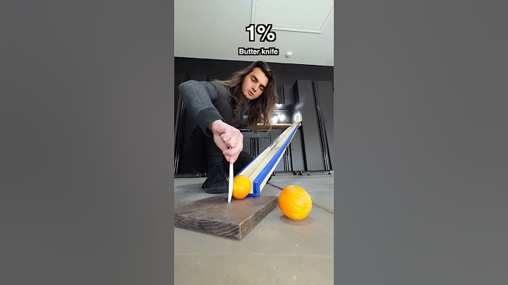Different levels of sharpness slicing into an orange #cutvideo #greenscreen #knifeskills #shorts 😲🤯