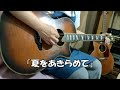 【弾き語り】サザンオールスターズ「夏をあきらめて」cover