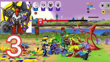 Stick war saga : Gameplay Walkthrough Part 3 (IOS,Android)