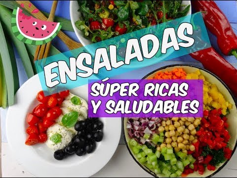 Video: 3 Ensaladas Simples