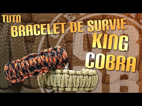 Vidéo: Comment faire un bracelet en paracorde King Cobra : 12 étapes