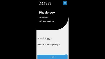 MasterMRCOG - Physiology SBA questions for MRCOG part 1 2023 [session 1]