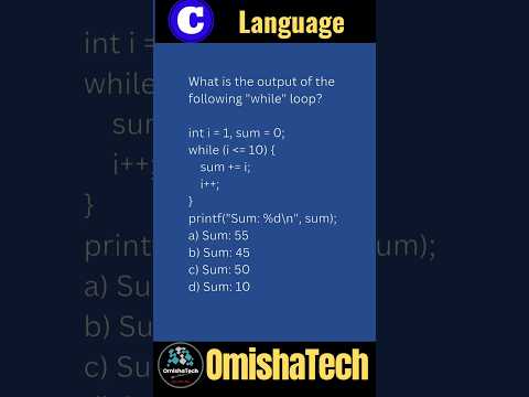 C programming | looping #shorts #viral #ytshorts #omishatech #cprogramming