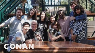 Jameela Jamil & The Cast Of "The Good Place" Had A Sleepover At Ted Danson’s House | CONAN on TBS