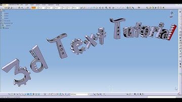 3D Gimp Text Tutorial | Catia V5 | How to Make | Smosh Makeup Tutorial