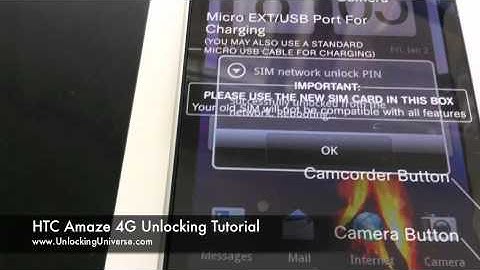 How to Unlock a HTC Amaze 4G for all Gsm Carriers using an Unlock Code