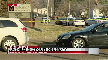 3 children hurt in shooting outside Whitehaven library