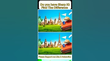 Can You Find Difference between these two images IQ Test reddles and puzzles for iq test #shortvideo