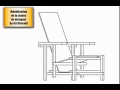 Chaise du Designer Gerrit Rietveld (Vues dessin technique) Chaise du Designer Gerrit Rietveld (Vues dessin technique)