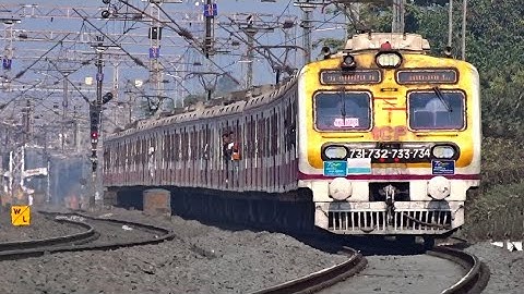 Quick Accelerate Howrah-Kharagpur ICF Medha EMU Train Speeding in Big Curve | South Eastern Railways