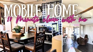 *New* 10MIN CLEAN WITH ME | MOBILE HOME | ASMR #mobilehome #cleaningmotivation